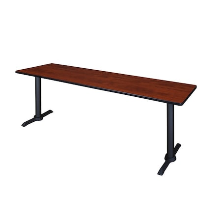 Cain Cain Training Tables, 84 W, 24 L, 29 H, Wood, Metal Top, Cherry MTRCT8424CH